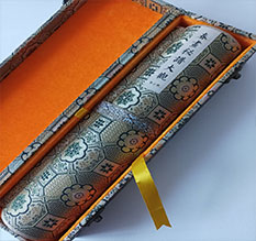 东西湖书画装裱案例